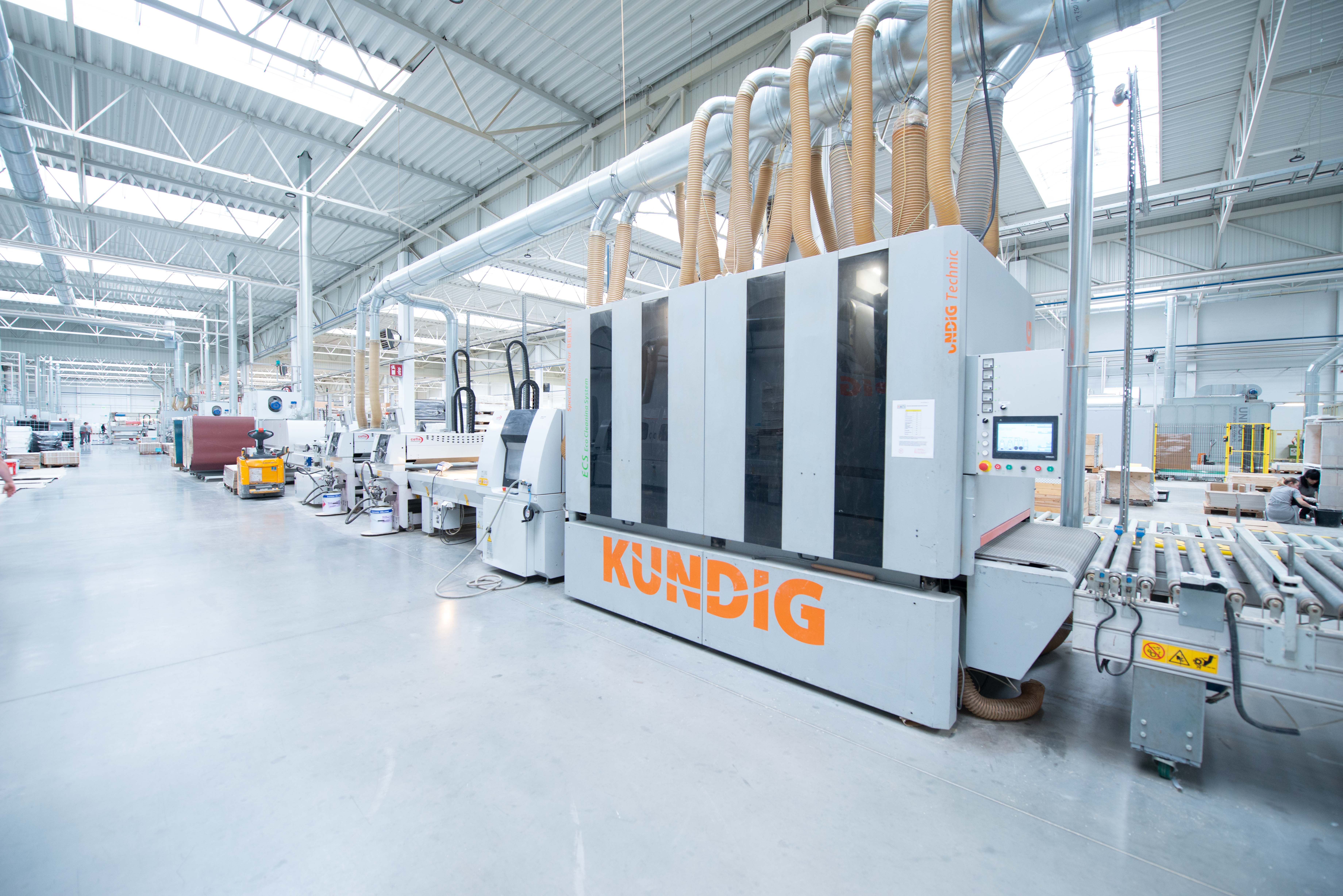 Nowoczesna linia lakiernicza